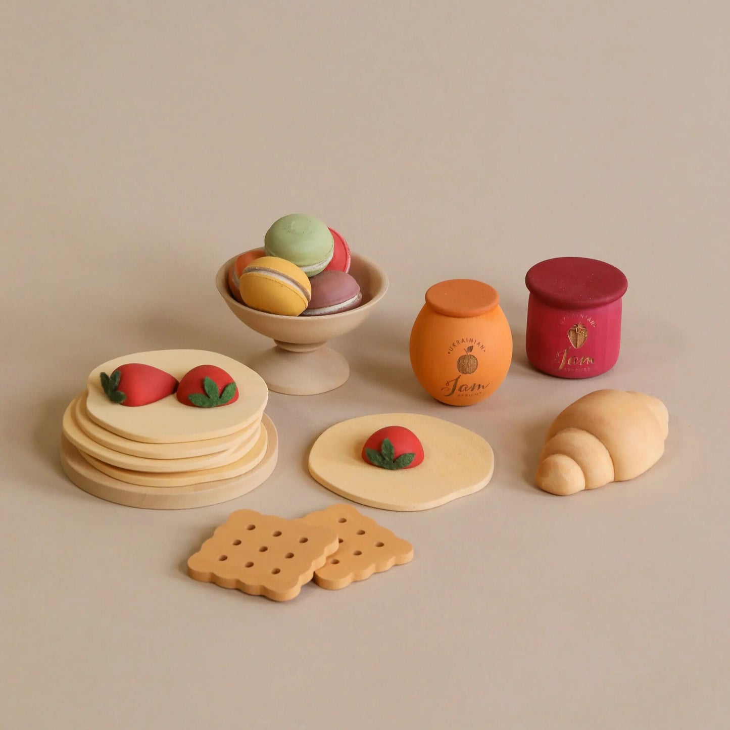 Mini Set de Postres de Madera