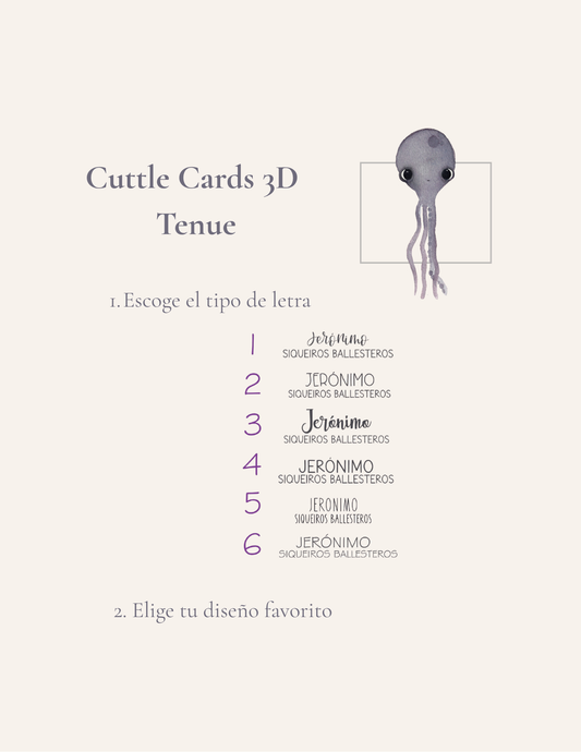 Cuddle Card 3D - Personalizable