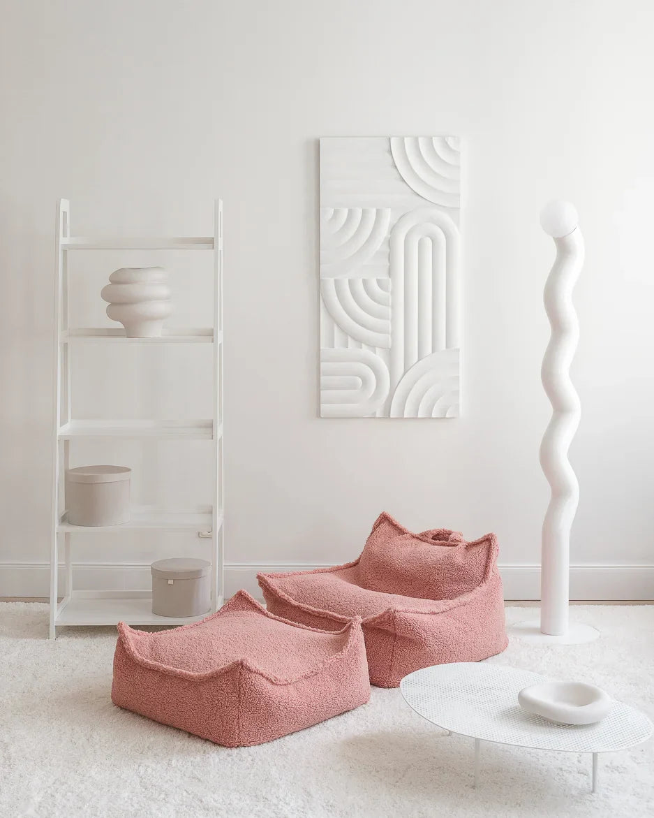 Cami Beanbag Chair and Ottoman Set