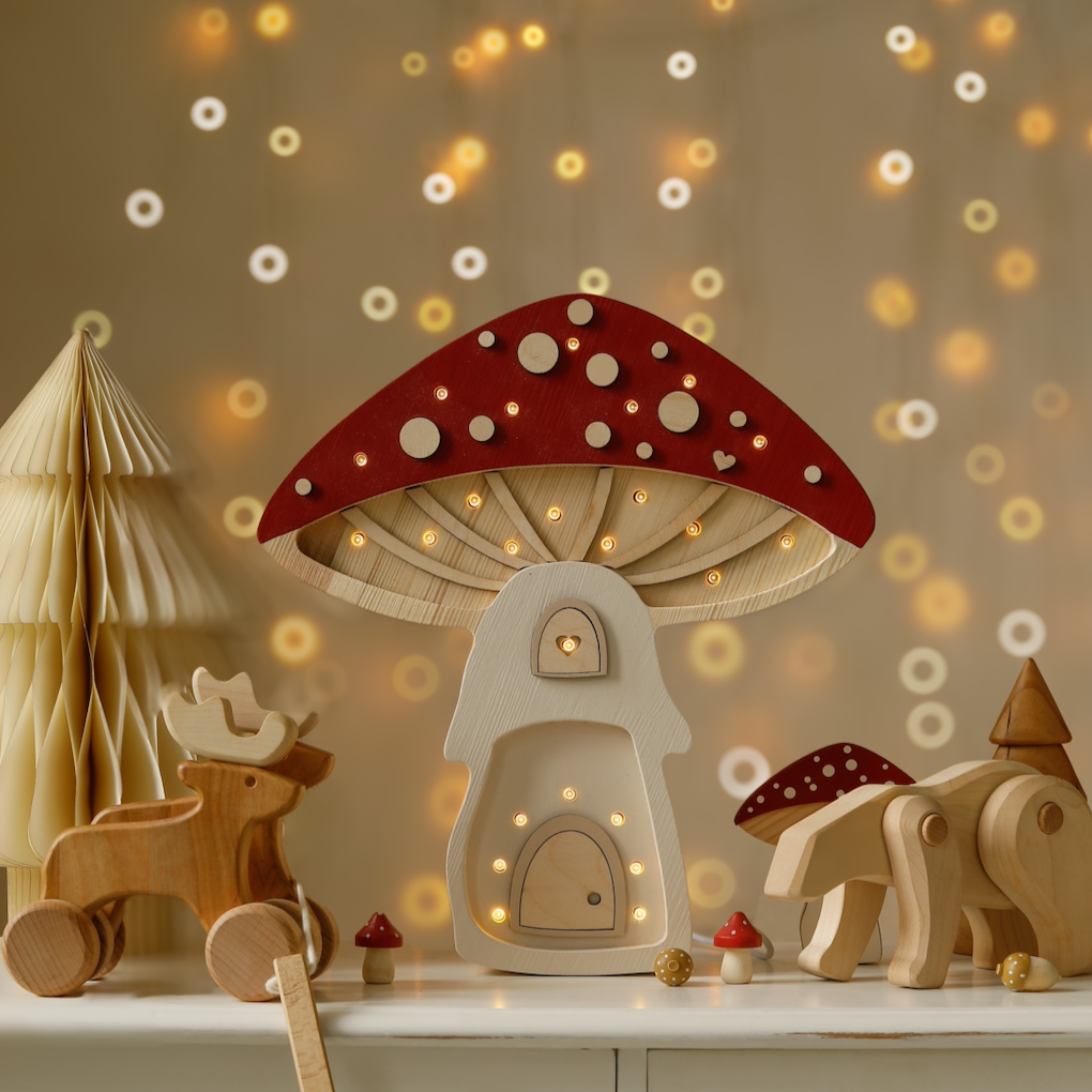 Mushroom Lampara de Noche