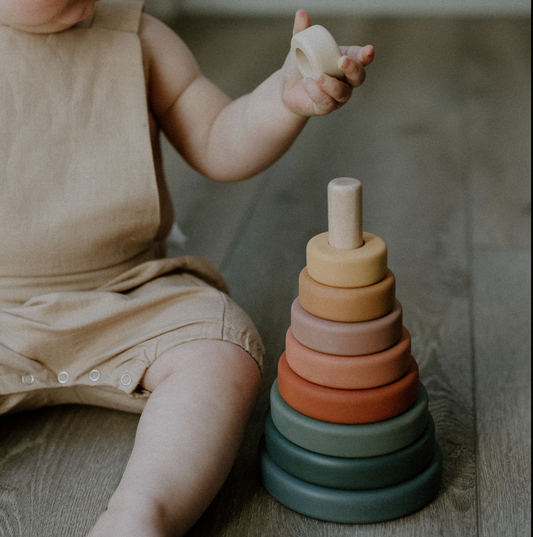 Aros Apilables Emi Mustard