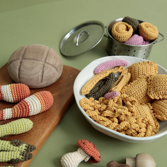 Pasta MamaMia Crochet - Juego Comidita