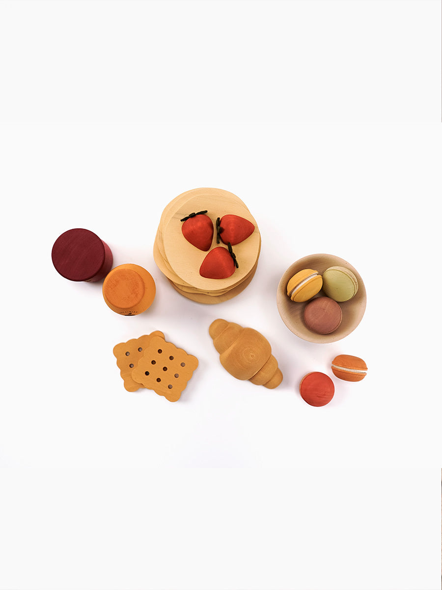 Mini Set de Postres de Madera