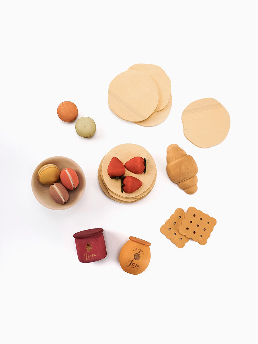 Mini Set de Postres de Madera