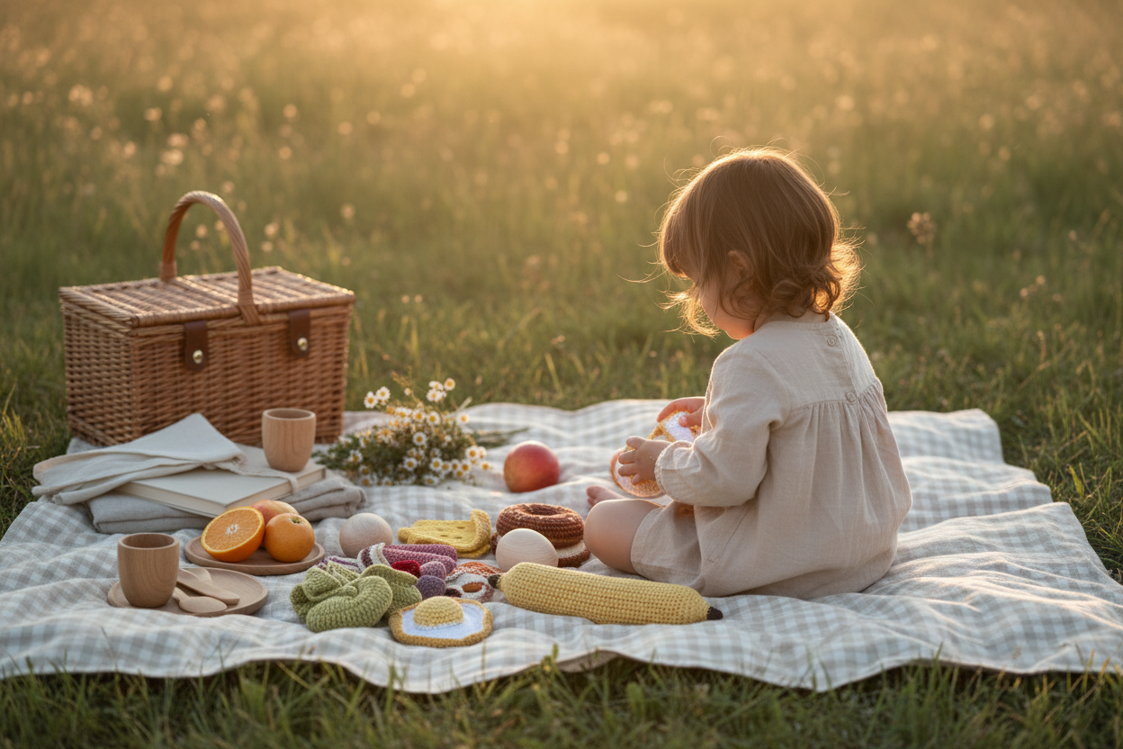 Desayuno Crochet - Juego Comidita