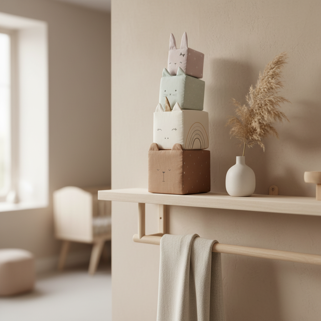 Cubos Apilables Unicornio y Amigos