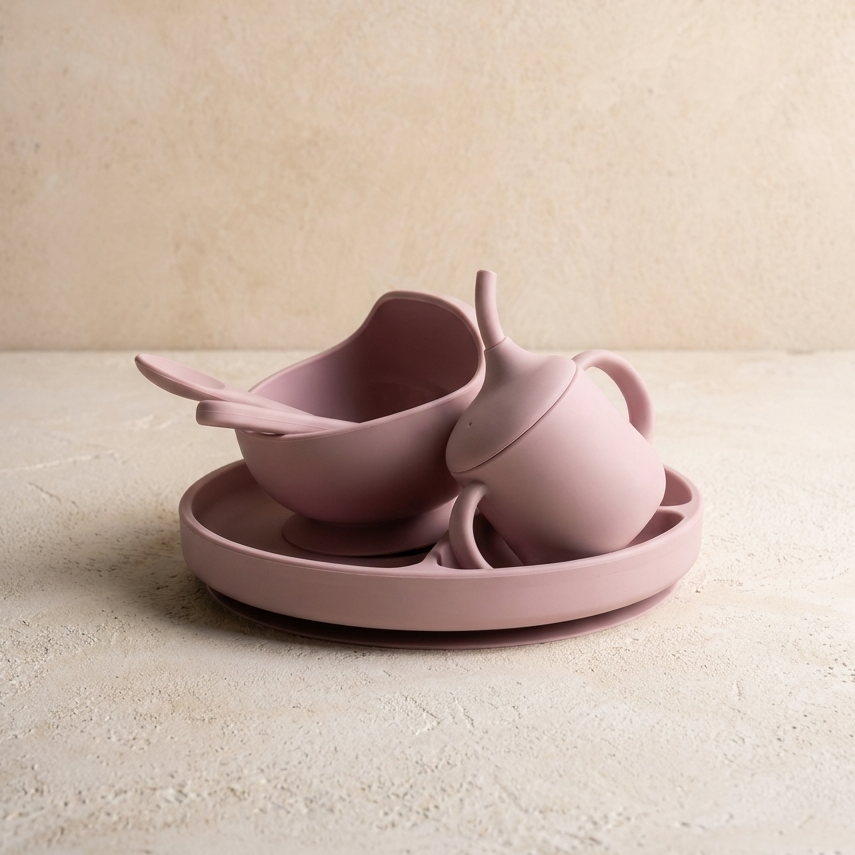 Meal Time Set Silicona de 5