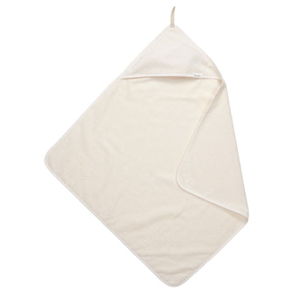Toalla envolvente bebé color crema — Súper absorbente