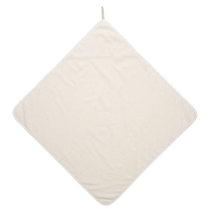 Toalla crema detalle textura — 100x100 cm Tenue Baby