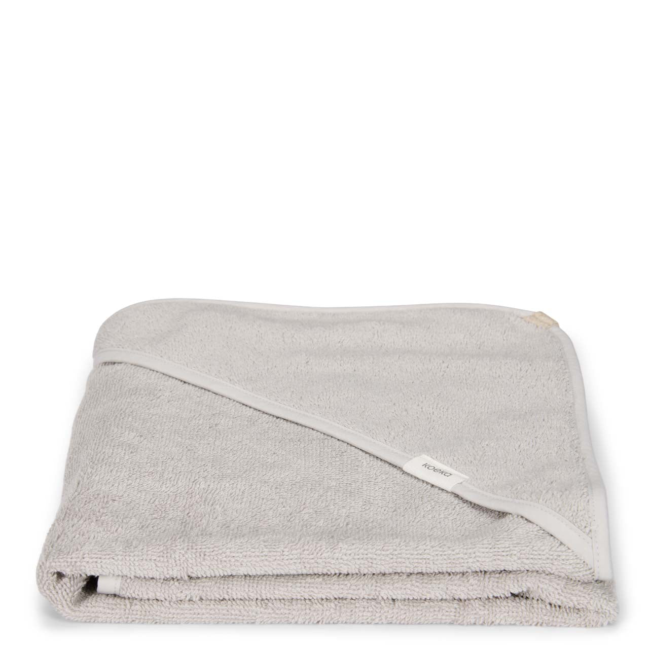 Toalla bebé color piedra con capucha — Regalo baby shower