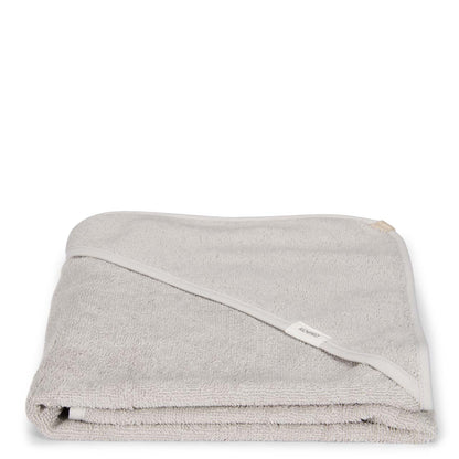 Toalla bebé color piedra con capucha — Regalo baby shower