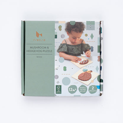 Rompecabezas Mushroom & Hedgehog 2-Pack - Pre Ordena