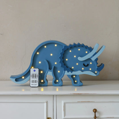 Lámpara Dino Triceratops