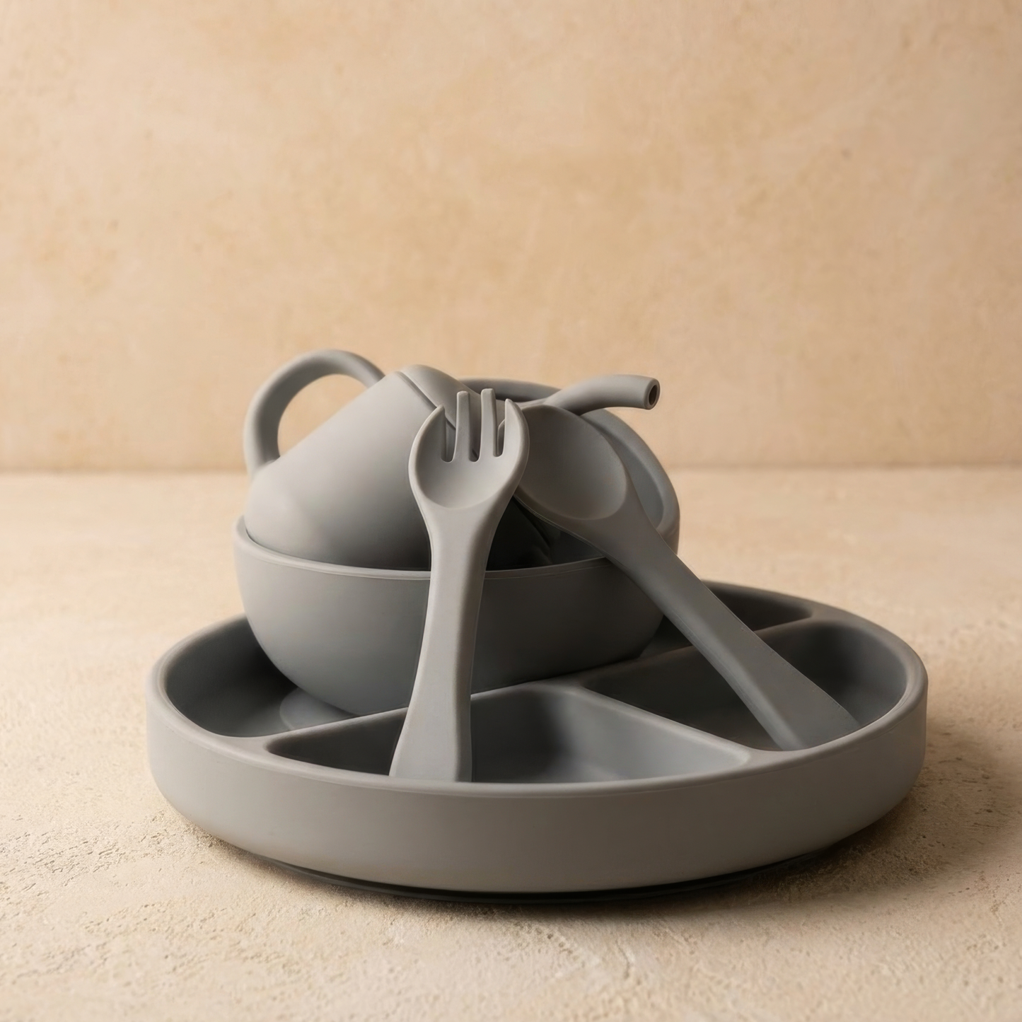 Meal Time Set Silicona de 5