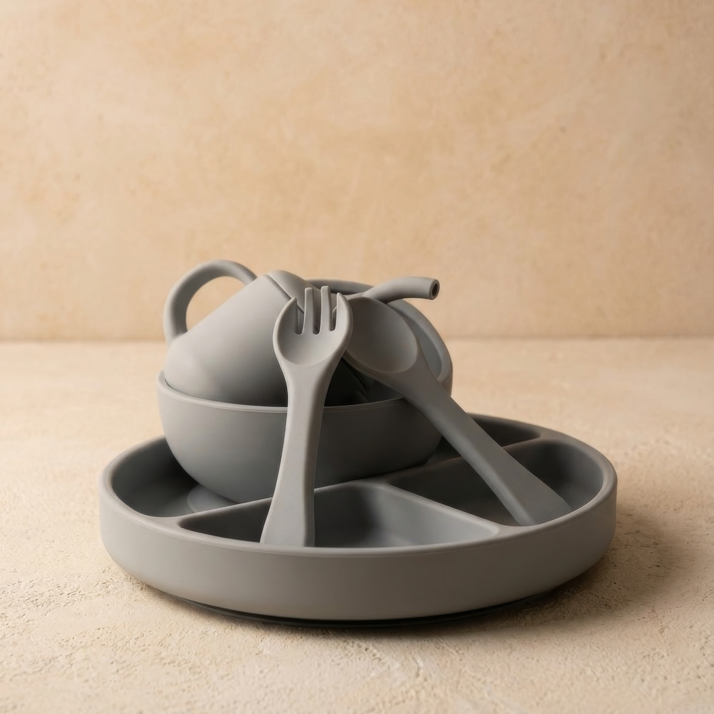 Meal Time Set Silicona de 5