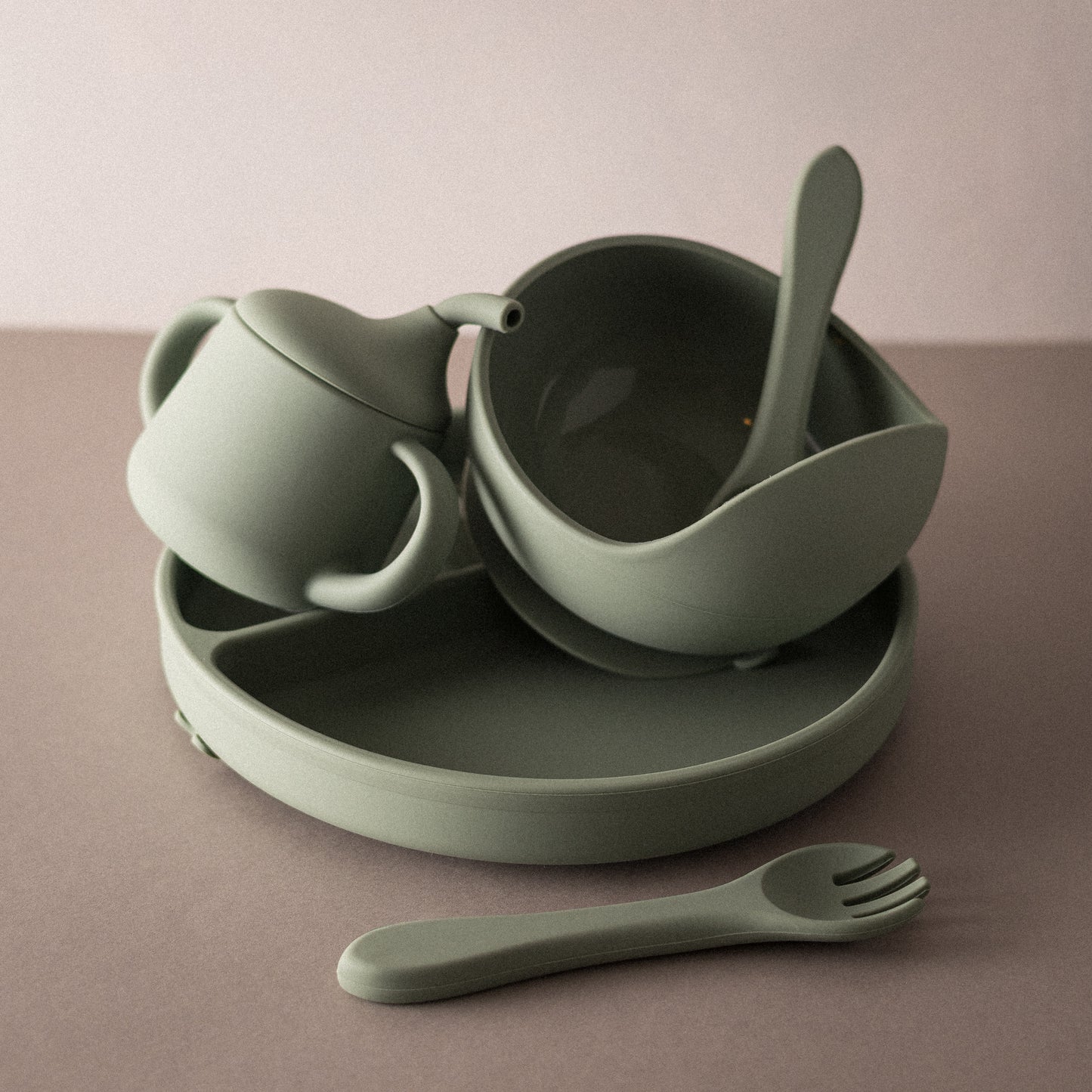 Meal Time Set Silicona de 5