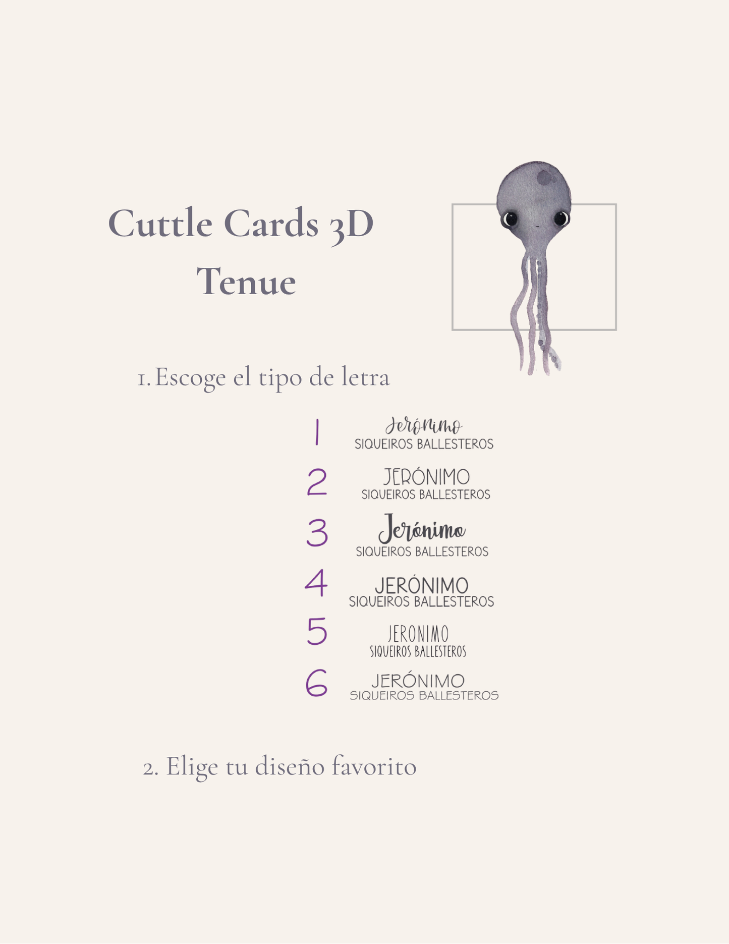 Cuddle Card 3D - Personalizable