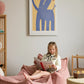 Cami Beanbag Chair and Ottoman Set
