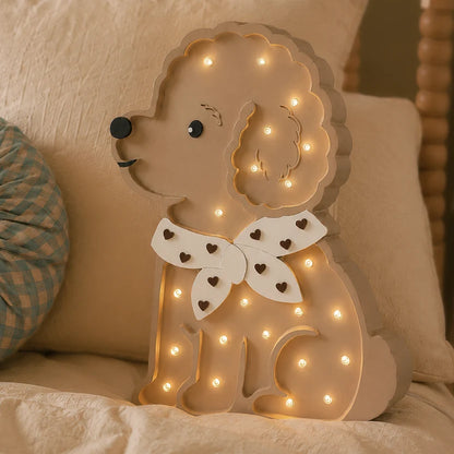 Lámpara Poodle Puppy