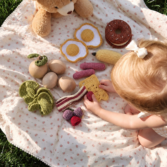 Desayuno Crochet - Juego Comidita