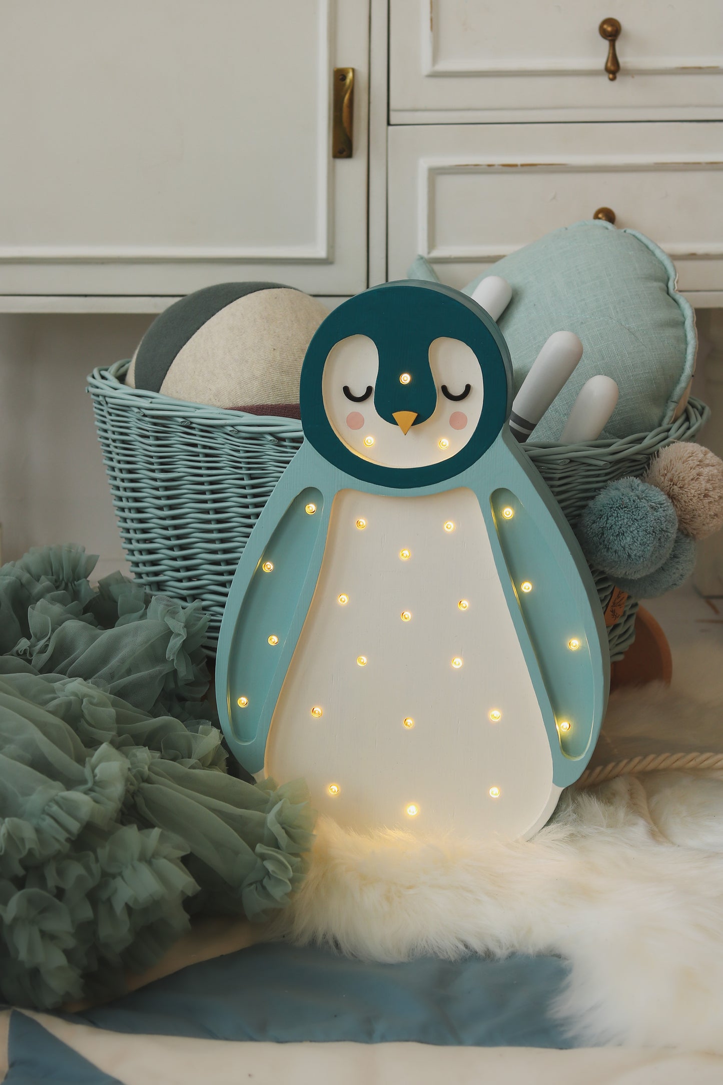 Pingüino Lampara de Noche