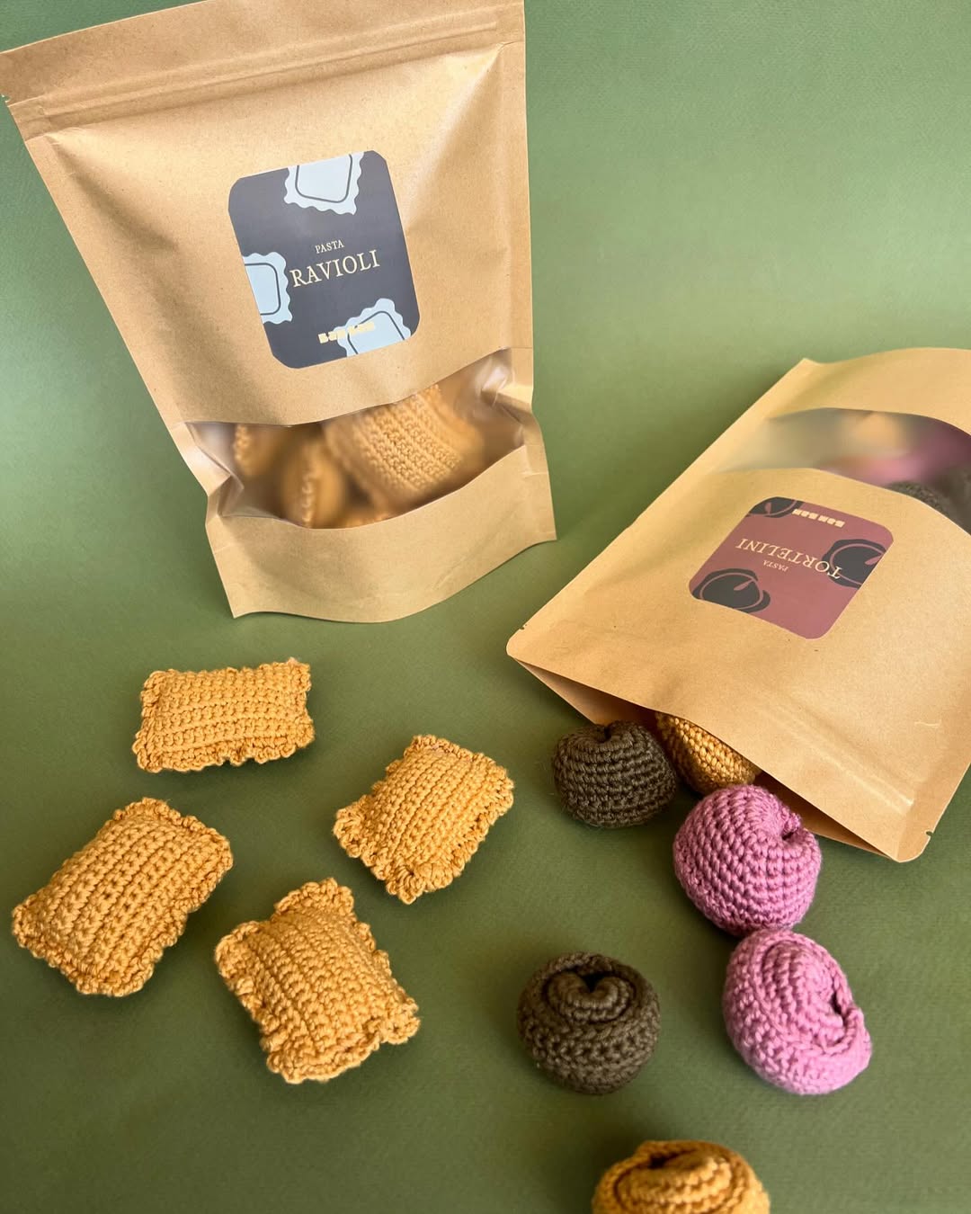 Pasta MamaMia Crochet - Juego Comidita
