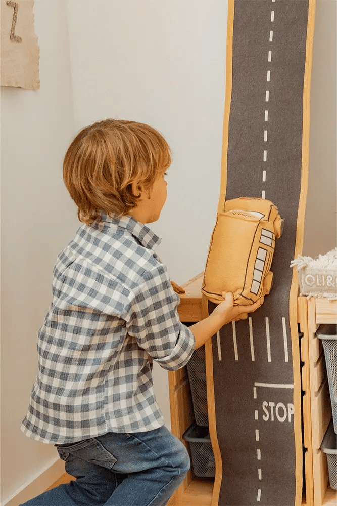Ride & Roll Schoolbus Toy