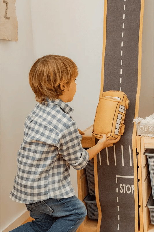 Ride & Roll Schoolbus Toy