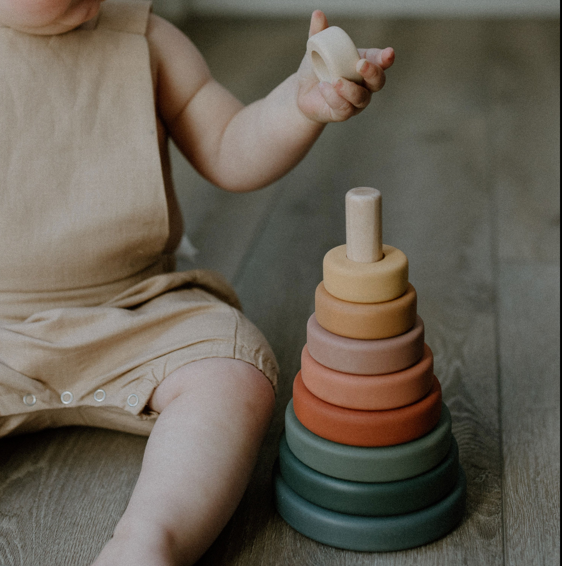 Aros Apilables Emi Mustard