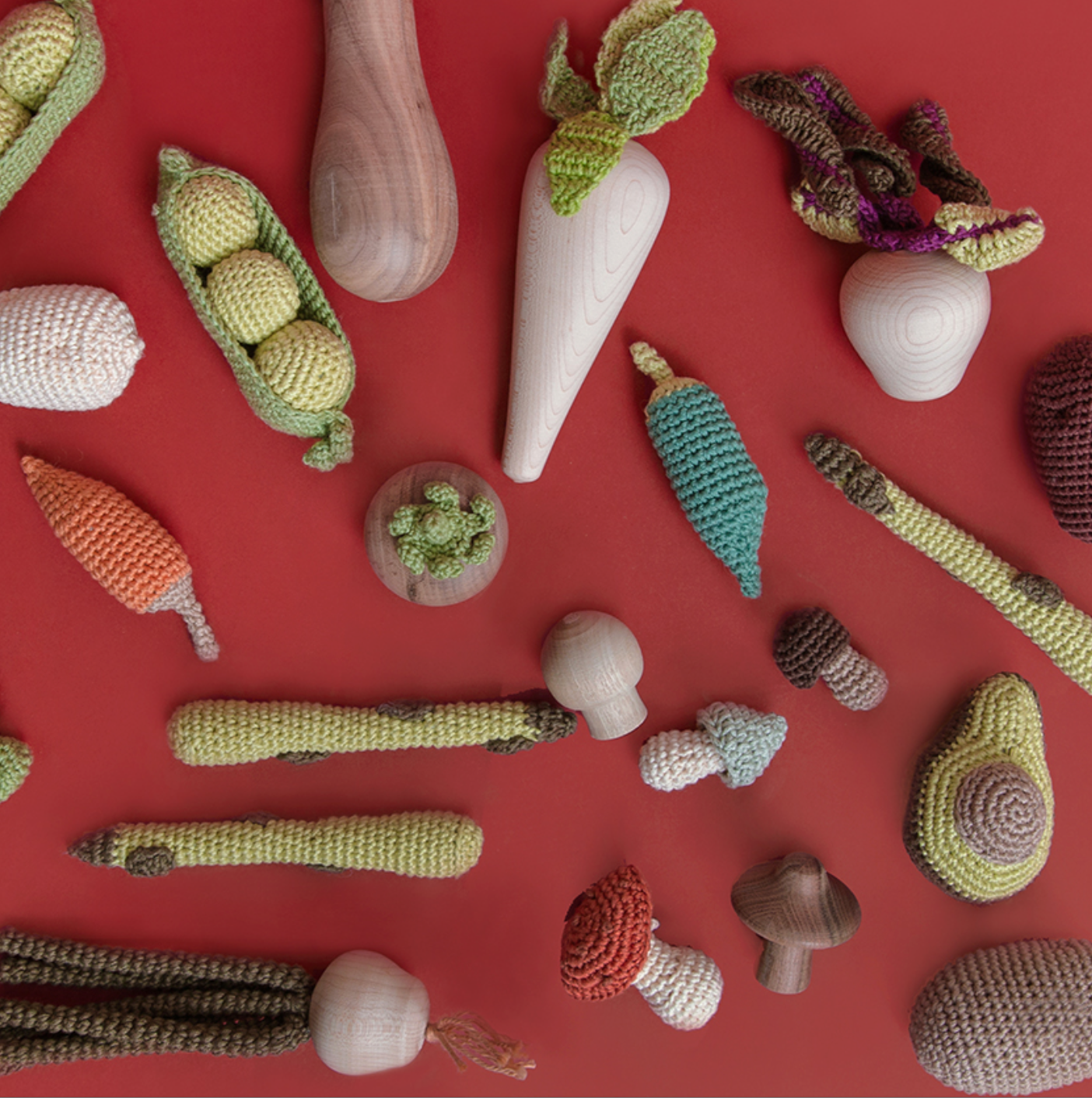 Veggie Crochet - Juego Comidita Chico