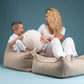 Cami Beanbag Chair and Ottoman Set