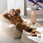 Cami Beanbag Chair and Ottoman Set