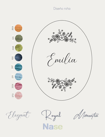 Little Keepsake Canva Bordado Personalizado