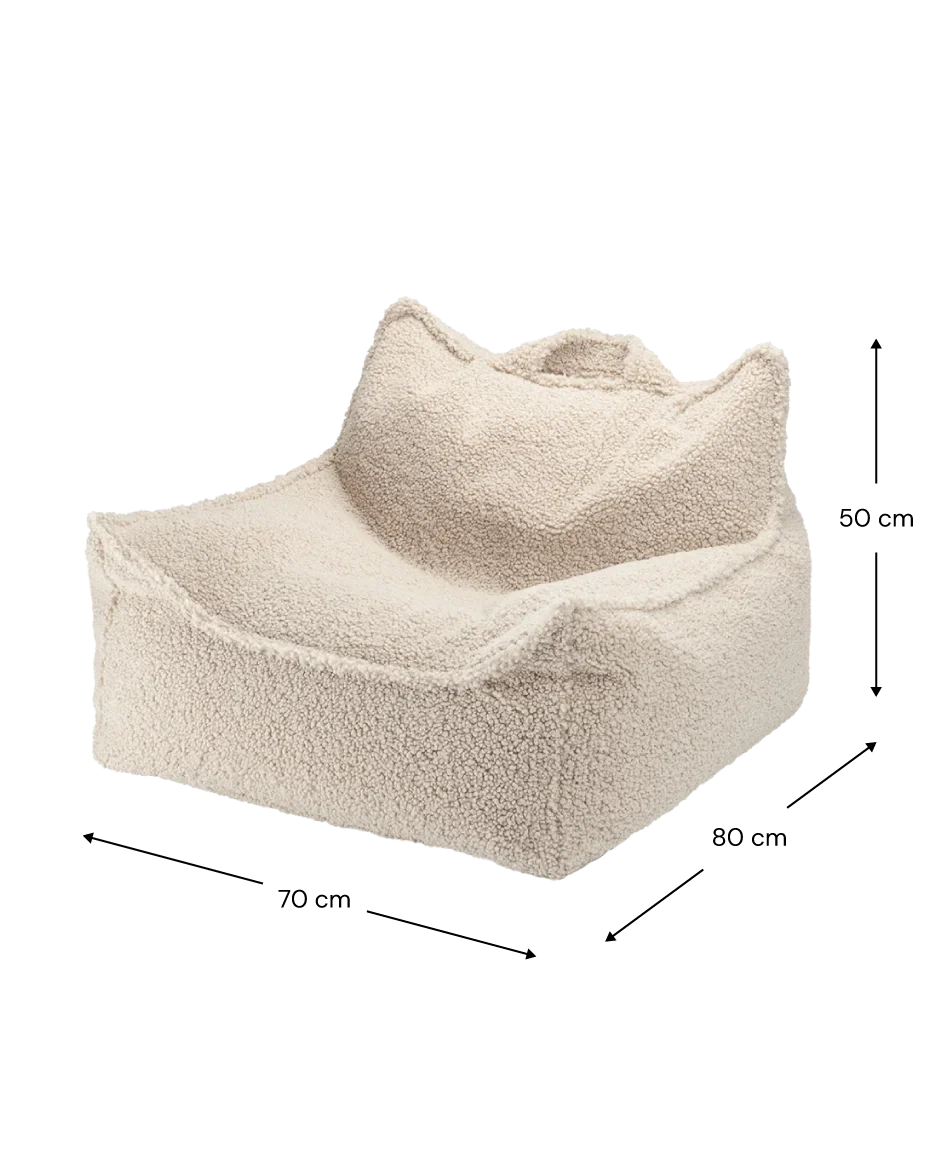 Cami Beanbag Chair and Ottoman Set