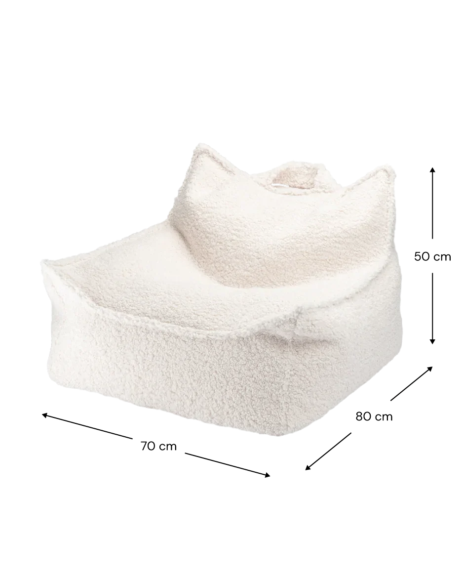 Cami Beanbag Chair and Ottoman Set