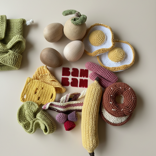 Desayuno Crochet - Juego Comidita