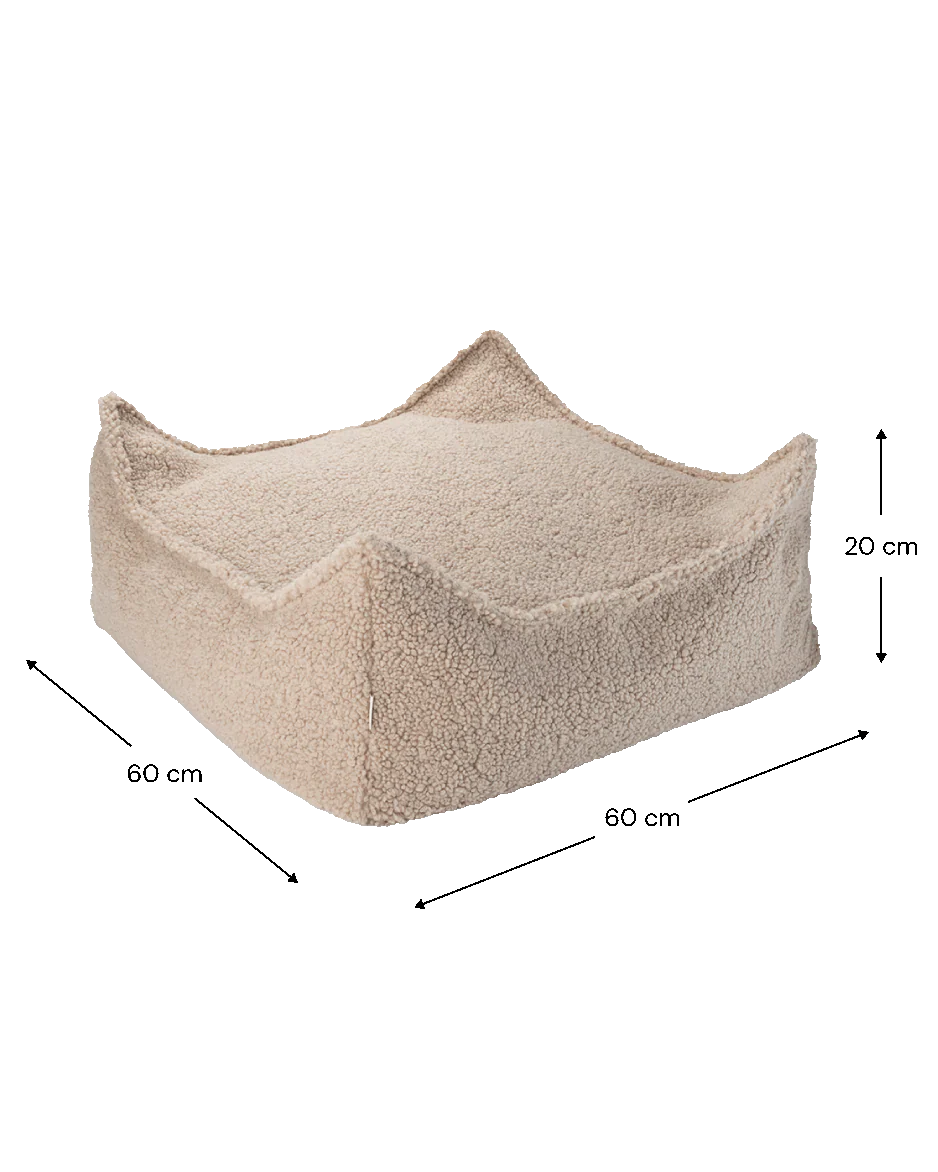 Cami Beanbag Chair and Ottoman Set