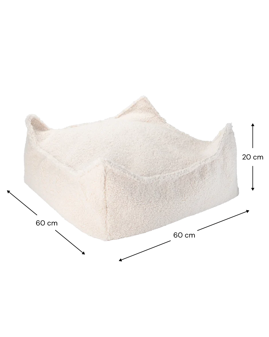 Cami Beanbag Chair and Ottoman Set
